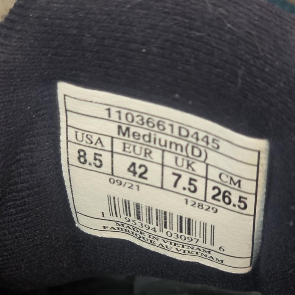 Brooks Adrenaline GTS 22 Titan Teal Gray Athletic  Running Shoes Men  8.5 M D - Picture 5 of 14